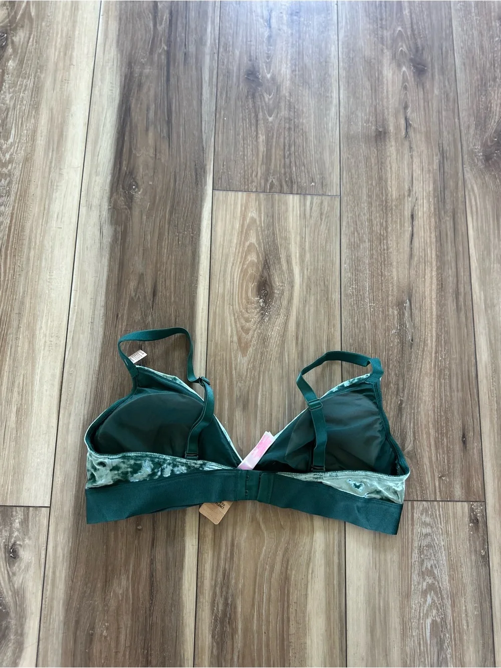 PINK Victoria Secret women’s Velvet Triangle Bralette size XL NWT